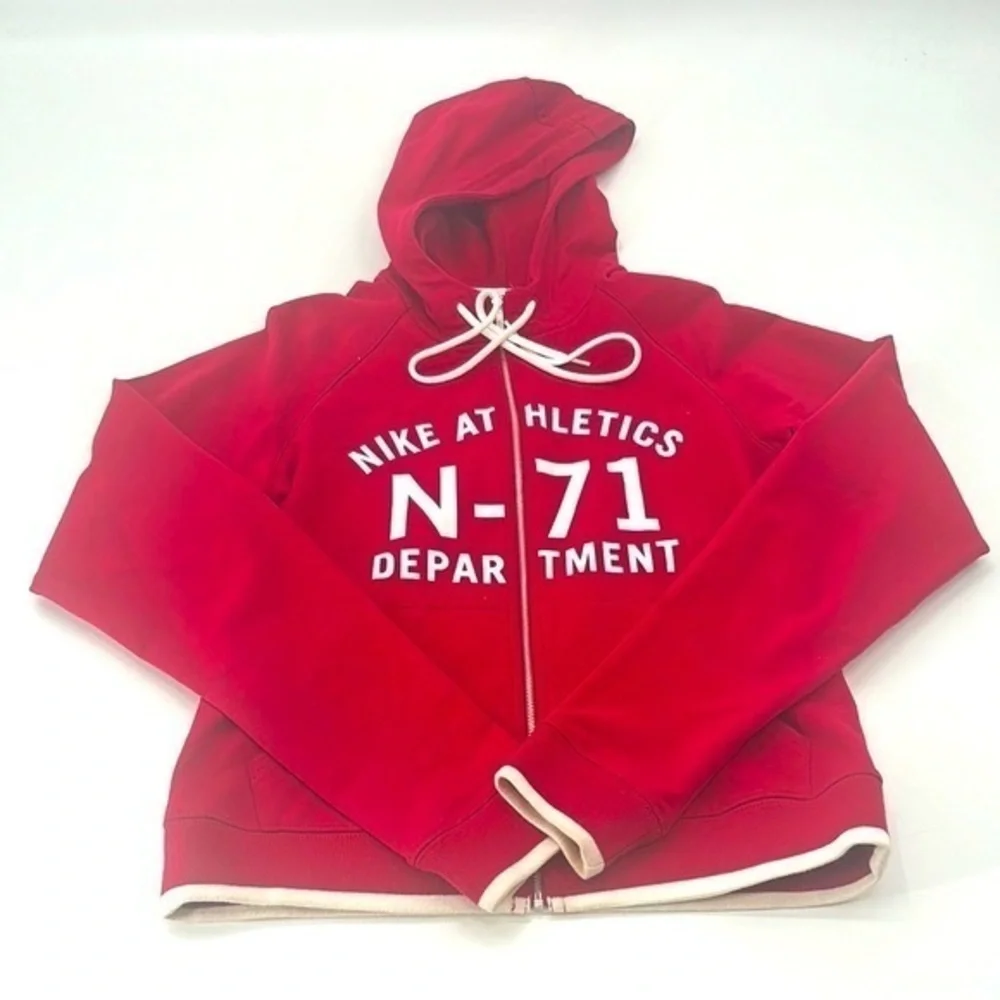 UEC Nike red zipper hoodie size XS